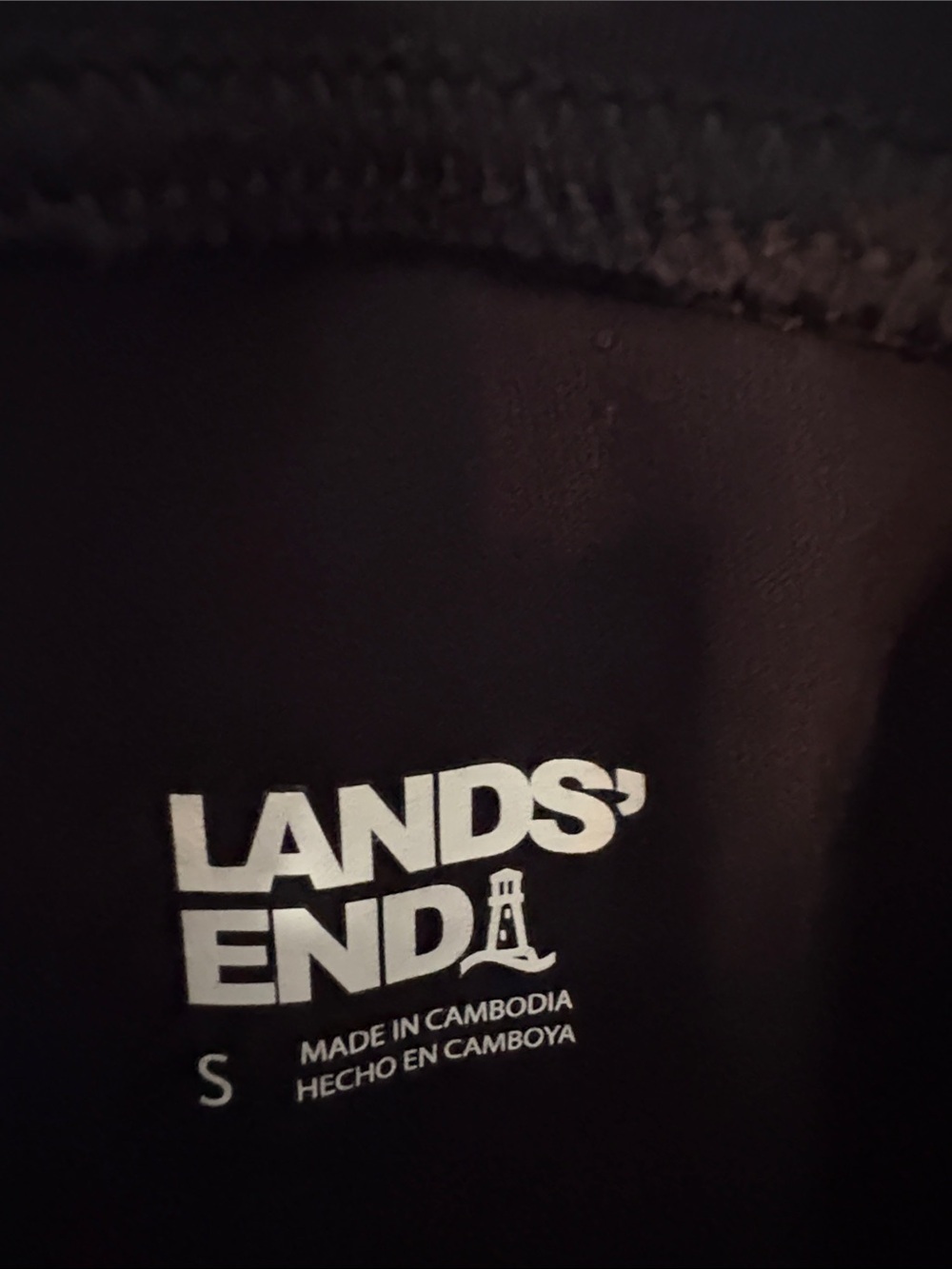 Lands' End Black Cropped Wide-Leg Ponte Pants Size Small - Picture 3 of 4